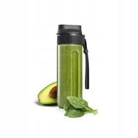 Butelka do smoothie PRESIDENT 0,6 l, antracytowa