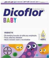 Dicoflor Baby probiotyk krople dla dzieci 2 x 5 ml