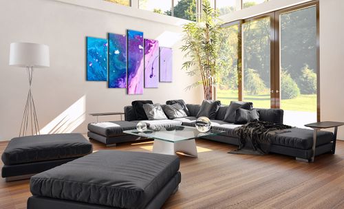 Obraz Na Płótnie - Kompozycja Błekit - 150X100 Cm - Ea150X100-3824 na Arena.pl