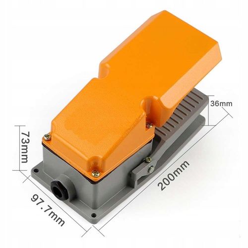 Wyłącznik nożny włącznik przycisk pedał z osłoną NO NC 380V 10A na Arena.pl