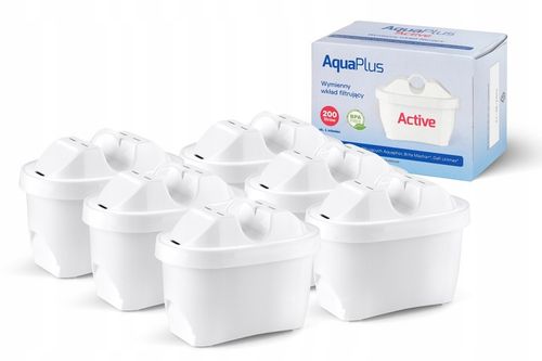 Wkład filtrujący filtry do wody AquaPlus Active do filtra dzbankowego x 6 na Arena.pl