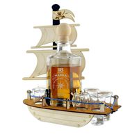 Karafka statek + kieliszki PREZENT na 18 nastke URODZINY 40 50 dla niego