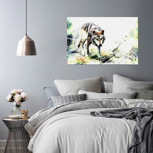 Obraz na płótnie - Canvas, Wilk 4 120x80 na Arena.pl