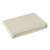Prześcieradło jersey z gumką  180x200 Design91 beżowy