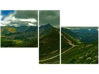 90X50CM PANORAMA TATR TRÓJ OBRAZ ŚCIANY