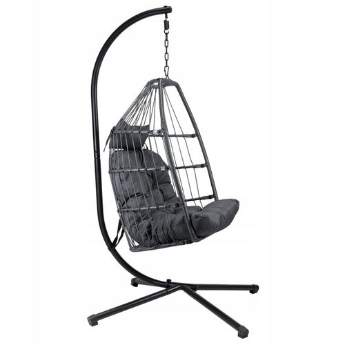 FOTEL WISZĄCY OGRODOWY BUJANY KOKON KOSZ TARAS HUŚTAWKA BUJAK JAJO KRZESŁO na Arena.pl