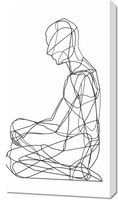 Obraz 50x90cm Liniowa Kontemplacja
