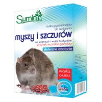 TRUTKA GRANULOWANA GRANULAT NA SZCZURY MYSZY GRYZONIE 1KG SUMIN