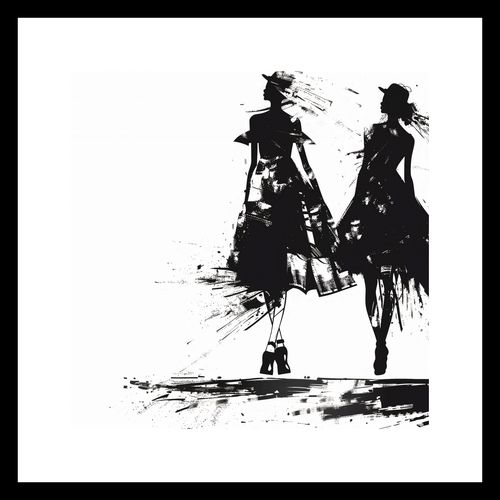 Plakat 30x30cm Atramentowy Przerys na Arena.pl