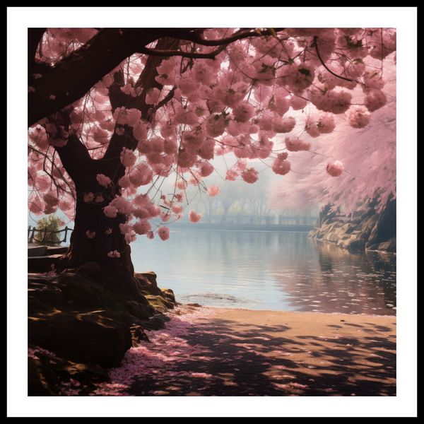 Plakat 80x80cm Spokój Sakury zdjęcie 3