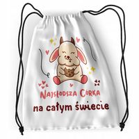 Plecak Dla Córki Sportowy Szkolny Worek Torba Z Nadrukiem Ze Zdjęciem