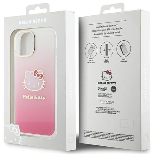 Etui Hello Kitty do iPhone 15, iPhone 14, iPhone 13, Różowy na Arena.pl