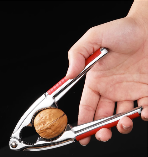 Klasyczny dziadek do łupania orzechów mocny łupacz stalowy solidny czerwony na Arena.pl