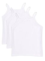 Podkoszulki dziewczęce bawełniane białe 3PAK 110-116 YOCLUB