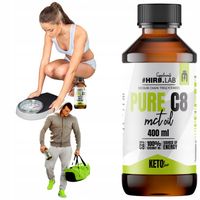 MCT Olej HIRO keto 400 ml DIETA oil dobre kwasy redukcja C8 energia c8 +