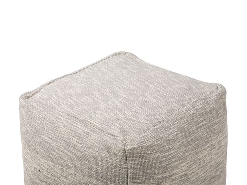Puf 40 x 40 x 40 cm jasnoszary HIRRI na Arena.pl