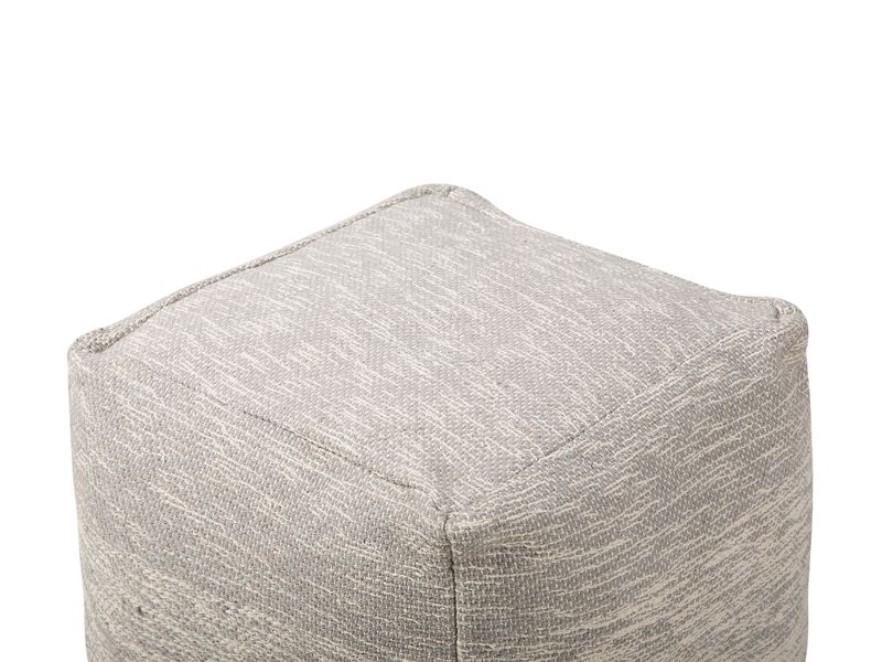 Puf 40 x 40 x 40 cm jasnoszary HIRRI zdjęcie 5