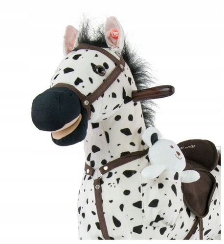 Koń Konik na biegunach Mustang Milly Mally Black Dot na Arena.pl