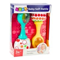 DLA DZIECI ZESTAW GRZECHOTKI Z MIĘKKĄ PIŁECZKĄ