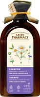 GREEN PHARMACY Szampon do włosów farbowanych Rumianek i Olej lniany 350 ml