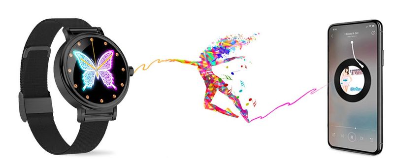 zegarek damski rubicon smartwatch rnbe64-3 black zdjęcie 16