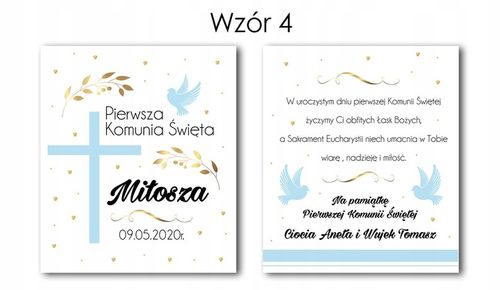 PAMIĄTKA PIERWSZEJ KOMUNII ŚWIĘTEJ PREZENT NA KOMUNIĘ PUDEŁKO UPOMINEK na Arena.pl