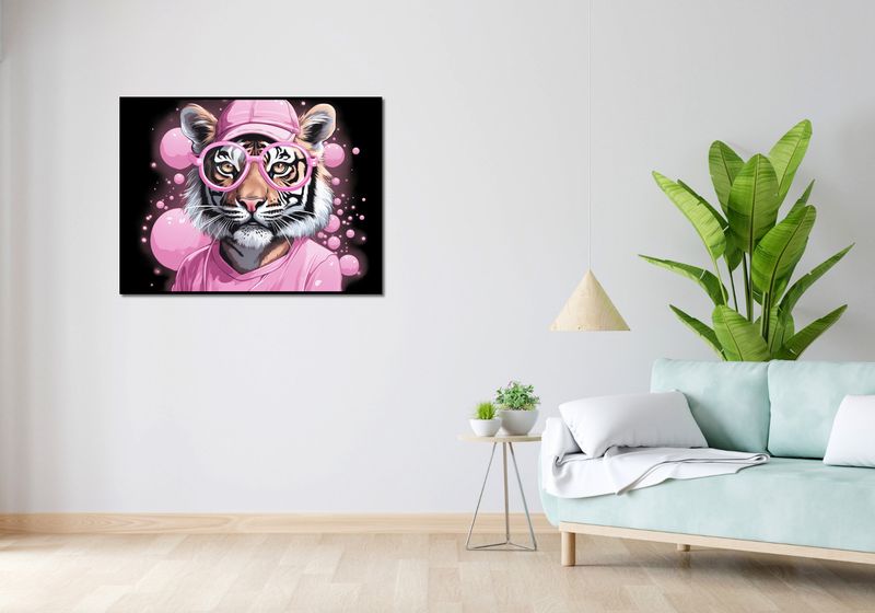 Plakat 100x75cm Ludzki Tygrys zdjęcie 4