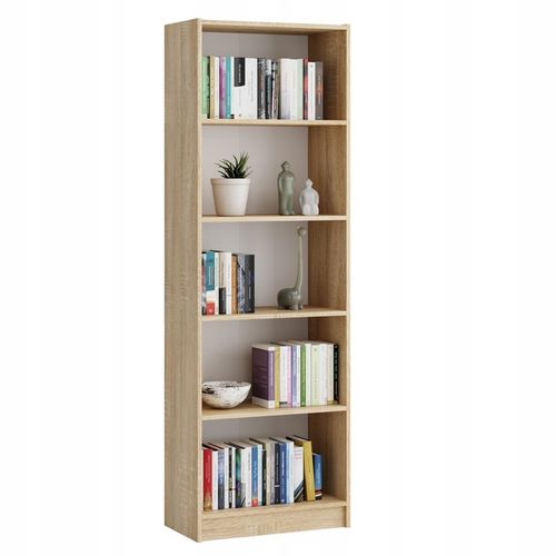 REGAŁ NA KSIĄŻKI SONOMA 5 PÓŁEK 60 CM SEGREGATORY na Arena.pl