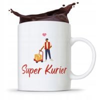 Kubek Prezent Dla Kuriera Super Kurier Prezent Z Nadrukiem Ze Zdjęciem