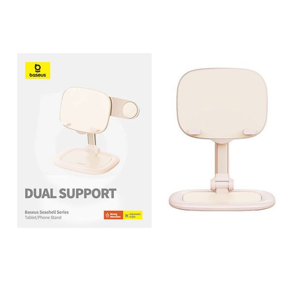 Stojak na tablet/telefon Baseus Seashell (różowy) zdjęcie 2