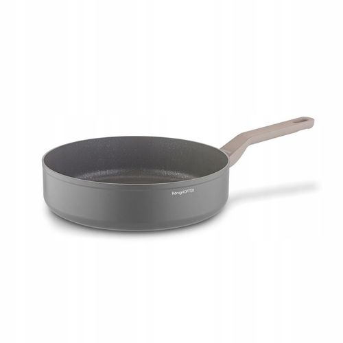 Patelnia na indukcję PATELNIA GŁĘBOKA NON-STICK Z POKRYWKĄ 28cm Pancetta na Arena.pl