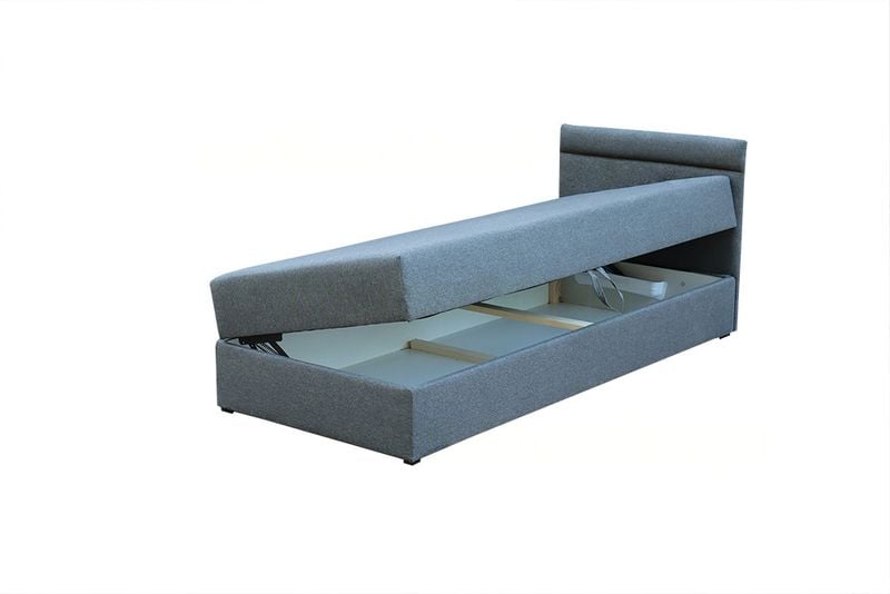 ARN202-W2 Nowe Łóżko Tapczan z pojemnikiem 90/200 90x200 z materacem zdjęcie 8