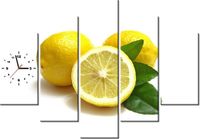 105CM 150CM ZEGAR 5 ELEM CYTRYNY DRUK OBRAZ