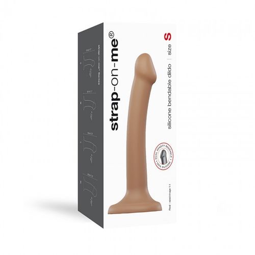 silicone bendable dildo double density caramel s na Arena.pl