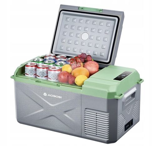 Przenośna lodówka z trybami MAX i ECO 17L AAOBOSI szara 60x33,4x32,4 cm na Arena.pl