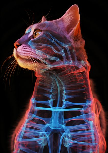 Plakat 59,4x84,1cm Anatomia Kota zdjęcie 1