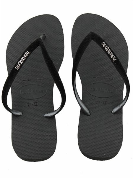 havaianas slim velvet black
