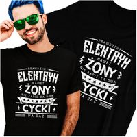 Elektryk Żona Mąż Koszulka Śmieszna L