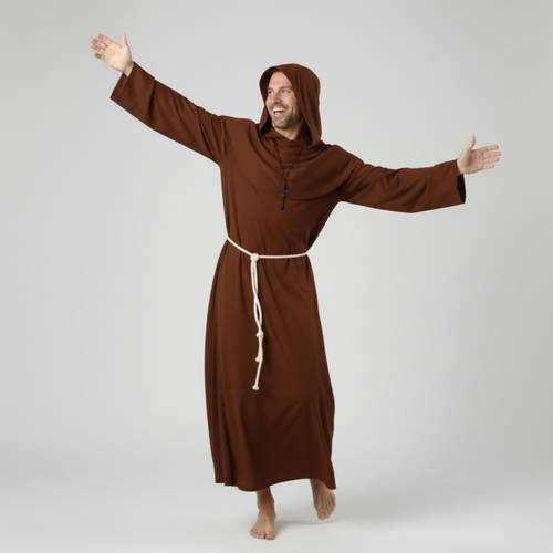 Przebranie halloween dla dorosłych mnich na Arena.pl