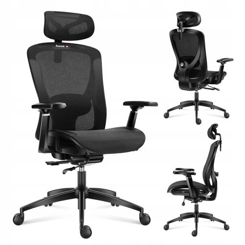 Fotel ergonomiczny Huzaro Combat 7.3 Black Mesh na Arena.pl