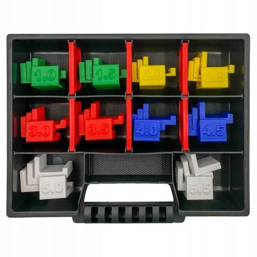 Zestaw DYSTANSÓW DO REGULACJI FRONTÓW 1-5.5mm na Arena.pl