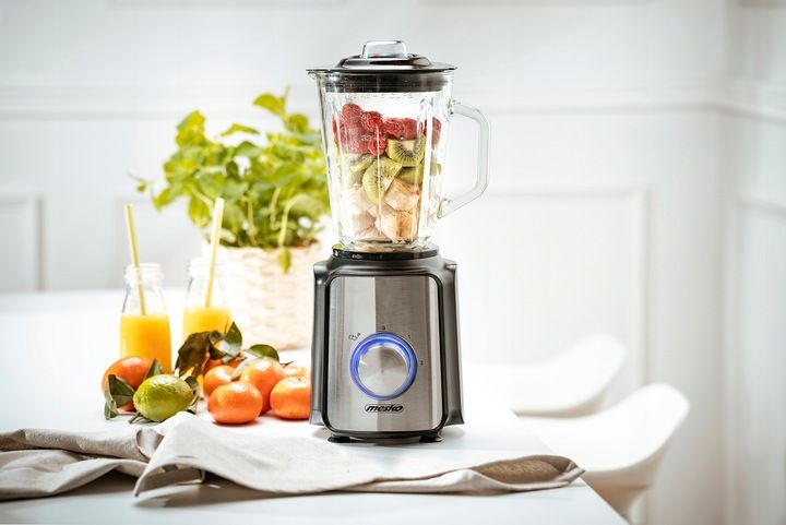 BLENDER KIELICHOWY MESKO MIKSER 1,5L MOCNY 1200W MIKSUJE KRUSZY LÓD bez BPA zdjęcie 6