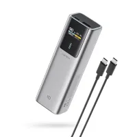 powerbank cuktech ckpb100pglbl 150w 10000mah usb-c usb-a - szary
