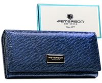 portfel damski skóra+pu ptn px22-cnf-5334 blue