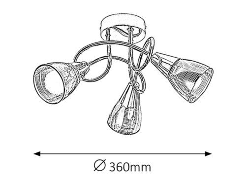 Lampa sufitowe Theo na Arena.pl