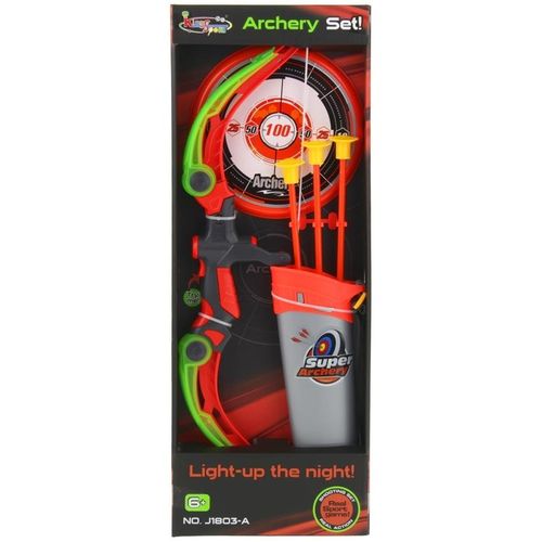 Łuk Świecący LED Zestaw Łuczniczy Strzały Tarcza na Arena.pl