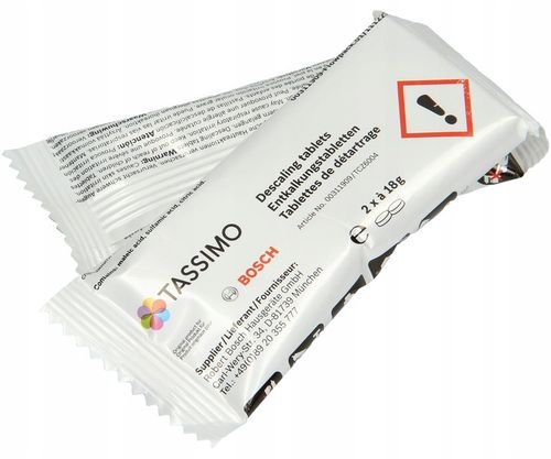 Tabletki odkamieniające do ekspresu Bosch Tassimo TCZ6004 na Arena.pl