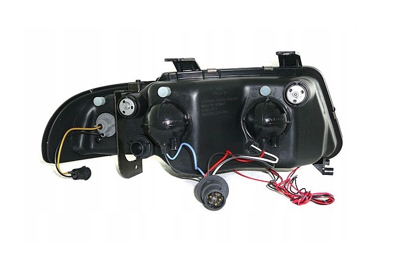 LAMPY REFLEKTORY DO AUDI A4 OD 1994 DO 1998. Roku SOCZEWKI RINGI LED zdjęcie 5