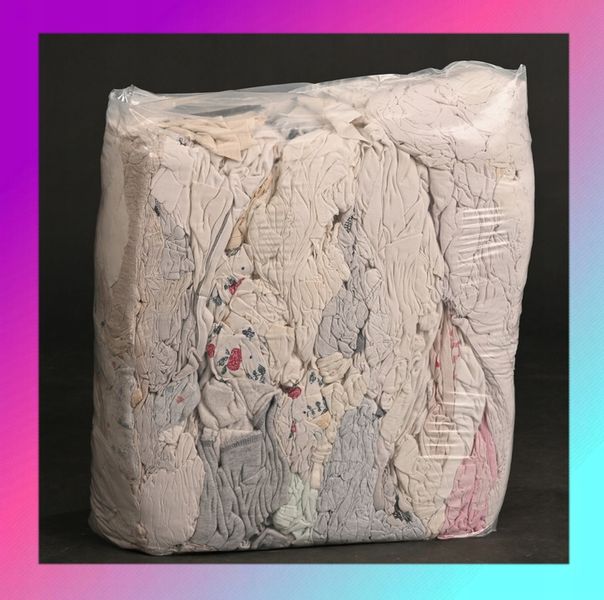 CZYŚCIWO BAWEŁNIANE PRZEMYSŁOWE BIAŁE MIX CIĘTE zdjęcie 1