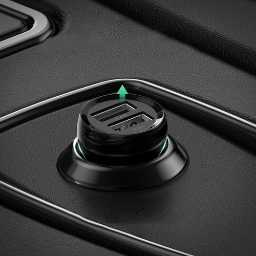 ładowarka samochodowa 2x usb 24w 4.8a czarny na Arena.pl